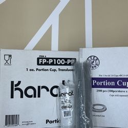 1oz portion cups and lids 