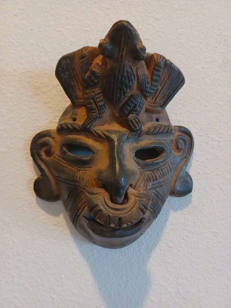 5 Colombian Native Indian Masks