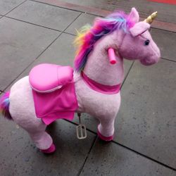Pony Rider Pink Rainbow Unicorn 