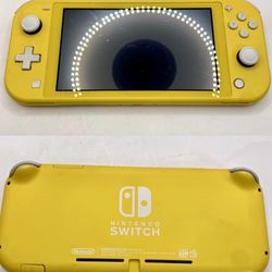 Yellow Nintendo Switch Lite Handheld Console HDH-001 