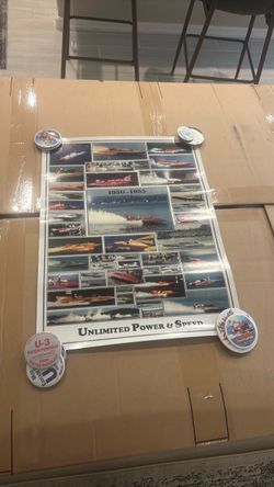 Unlimited Power & Speed Hydroplane Racing Poster 1(contact info removed)