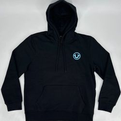 Black And Teal True Religion Hoodie Size M 