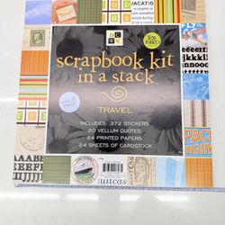 Scrapbook Kit in a Stack & Memory Boutique Paper