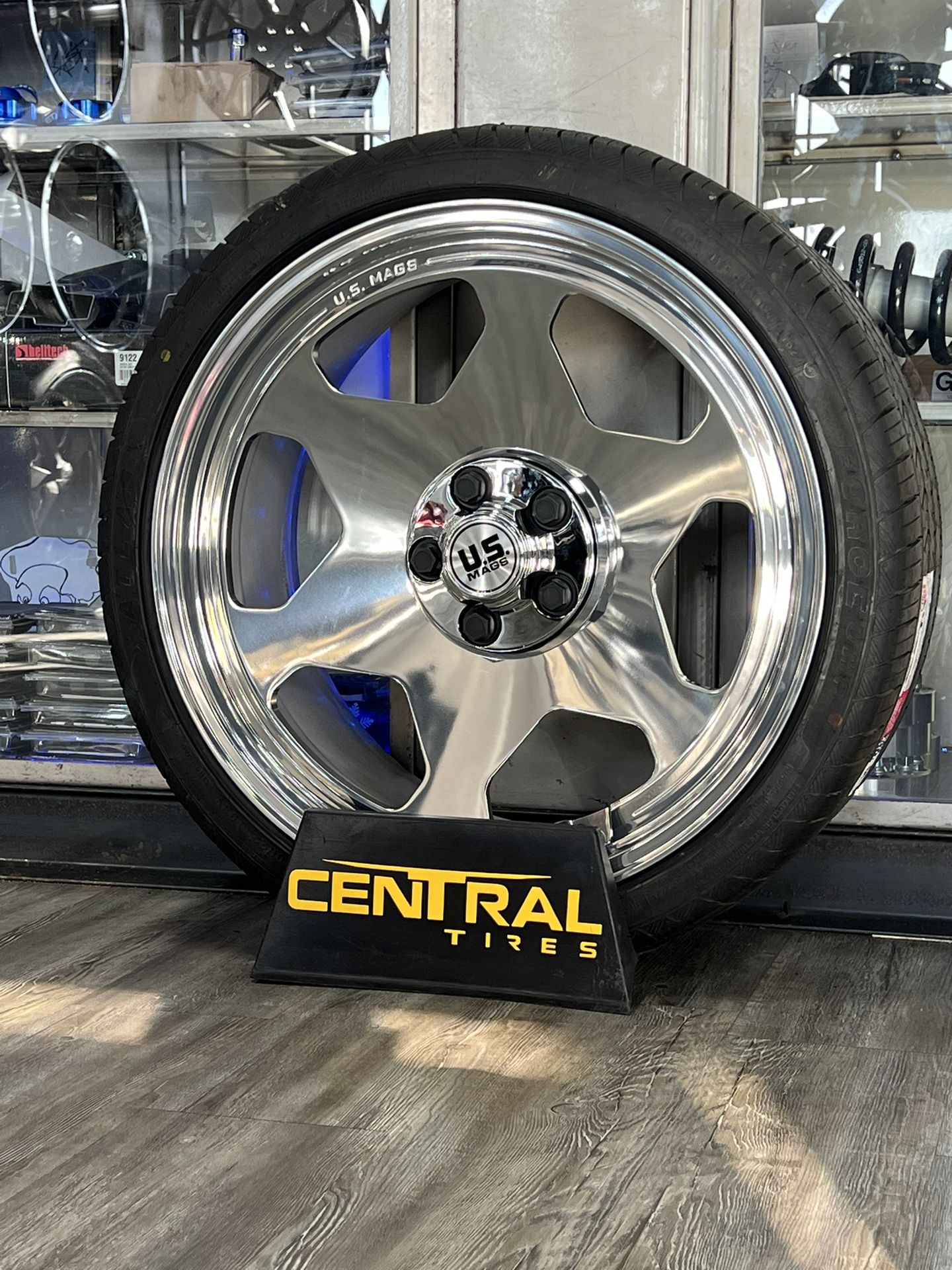 22x9 22x10.5 US MAGS OBS UC144 WHEELS… C10 C1500 OBS SQUAREBODY INPALA 5x5 (WHEEL & TIRE PACKAGE SALE!!)