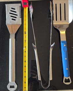 3-Piece Stainless Steel Grilling Tool Set