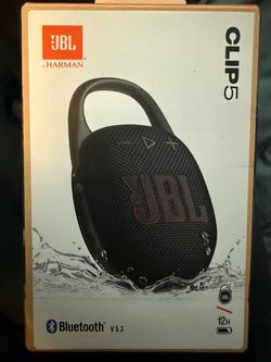 JBL Clip 5 Portable Bluetooth Speaker
