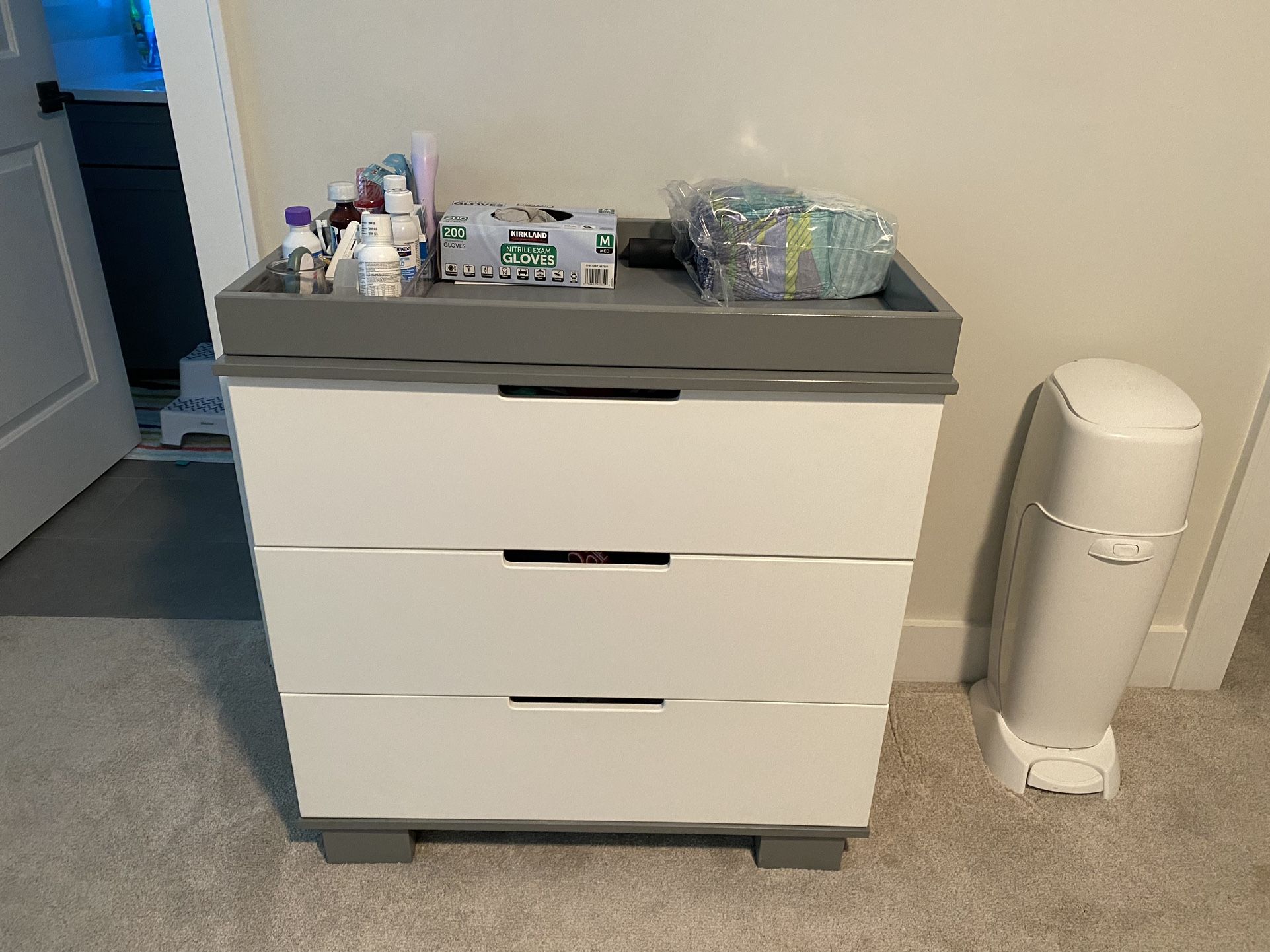 Changing Table with drawers