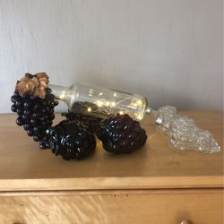 Grape Glass Decorations