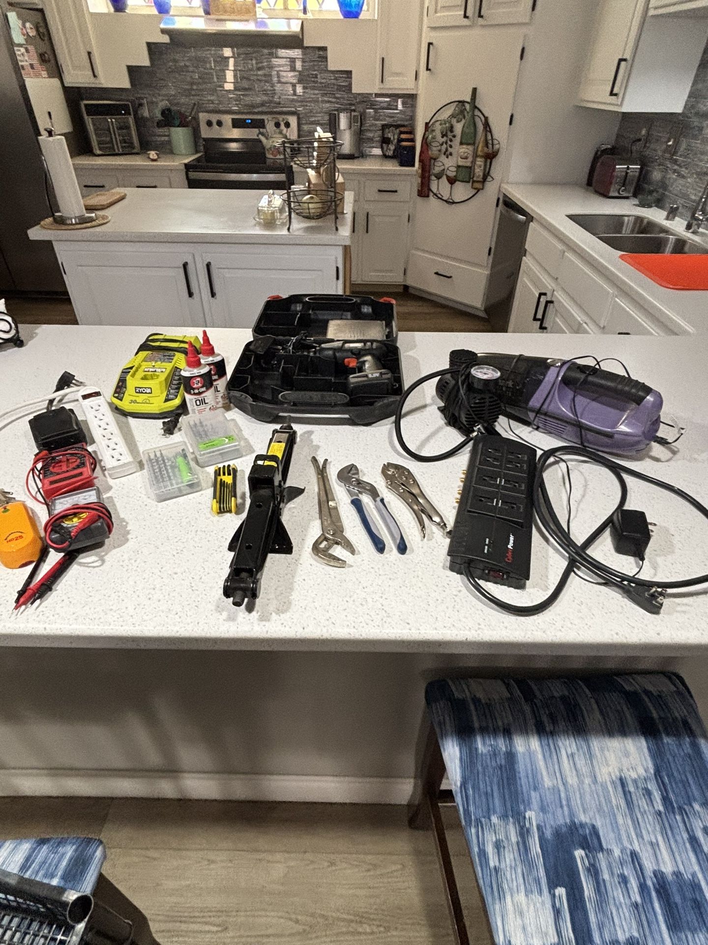 Box full of tools