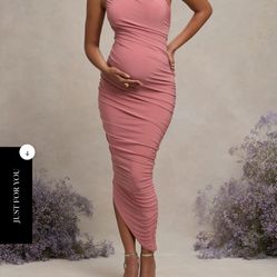 Blush Pink Bodycon  Dress 