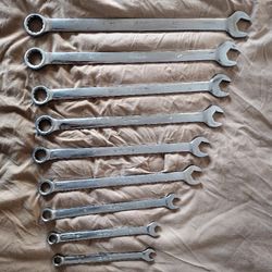 10 Piece Metric Pittsburgh Long Handle Wrench Set