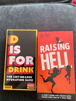 D Is For Drink & Raising Hell Party Games Bundle