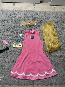 Princess Peach Costume Sz Small Adult 