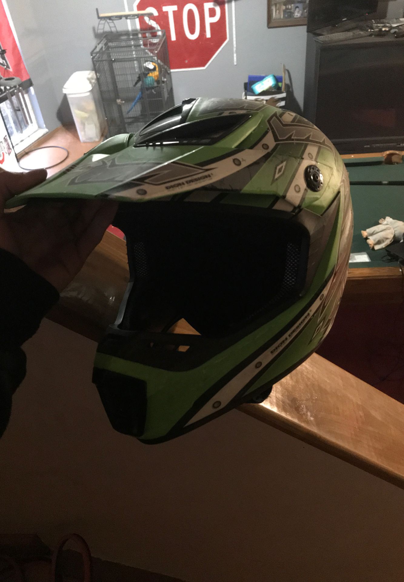 Dirt bike helmet