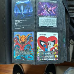 Spiderman Collector + Foil FA lands + Mythics/Rares