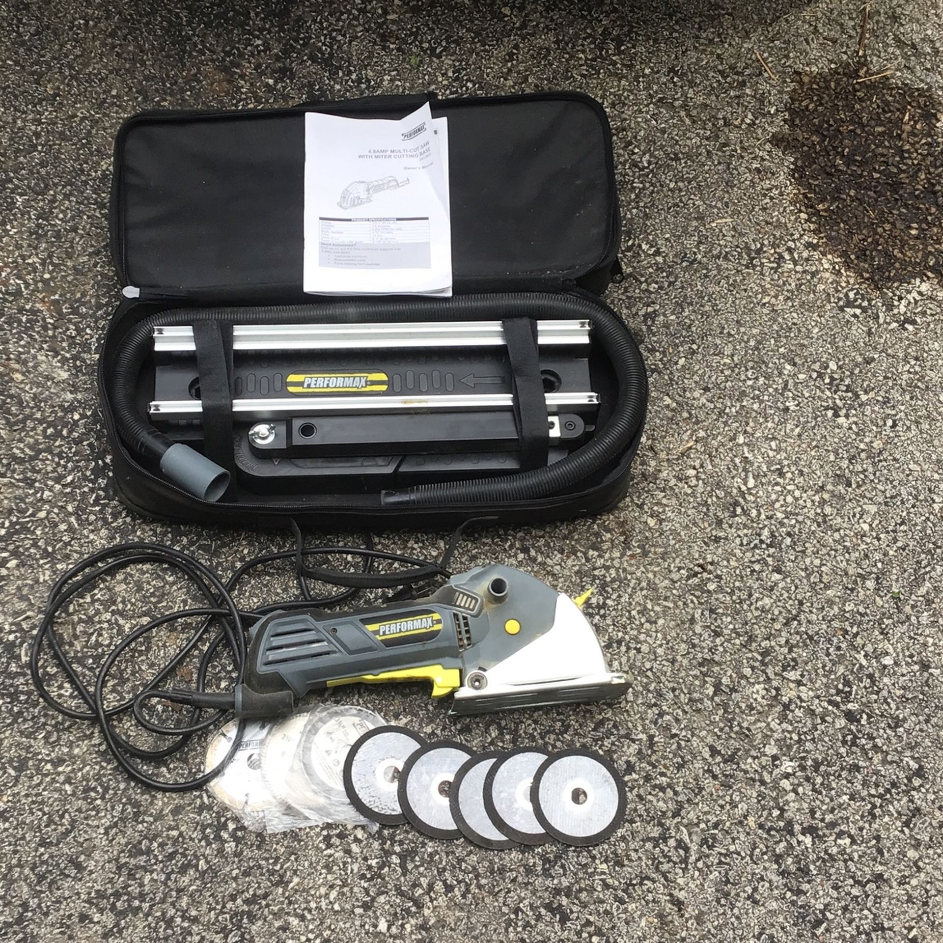 Performax 4.8 AMP Multi-Cut Saw With Miter Cutting Base