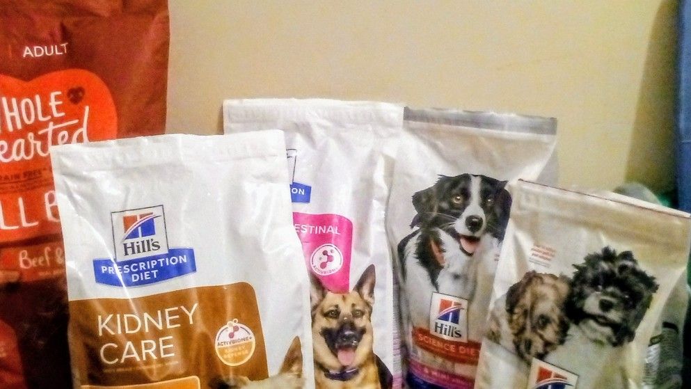 Variety Of Hill's Dry Dog Food