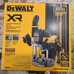 DEWALT DCW620B 20V MAX XR Cordless 2-1/4 Peak HP Plunge Router (Tool Only)