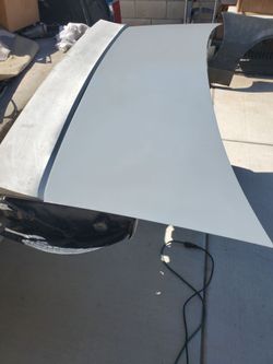 Camaro convertible spoiler and trunk lid