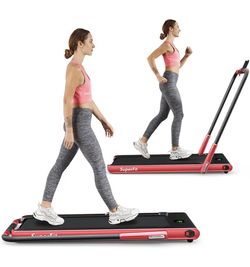 Goplus 2 in 1 Folding Under Desk Electric Treadmill