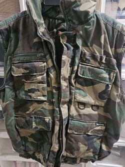 Men  Ranger Vest Camo
