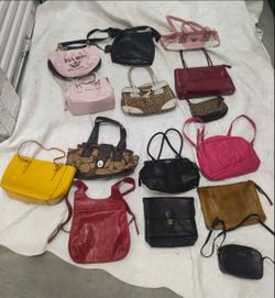 Juicy Couture coach Kate spades Lauren Ralph Lauren hobo brown leather 👜👛
