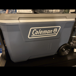 Coleman cooler 62qt with wheels