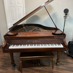 Rare Antique Kranich & Bach Baby Grand Piano
