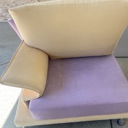 2 Velvet Chairs Couches Leather Suede And Free Picture 