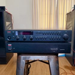 Adcom GFA-535 II and GTP-450 Preamplifier