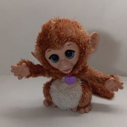Hasbro FurReal Friends interactive 8" animated Baby Cuddles My Giggling Monkey toy $5 FIRM