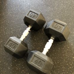 Dumbells Hex 40lbs