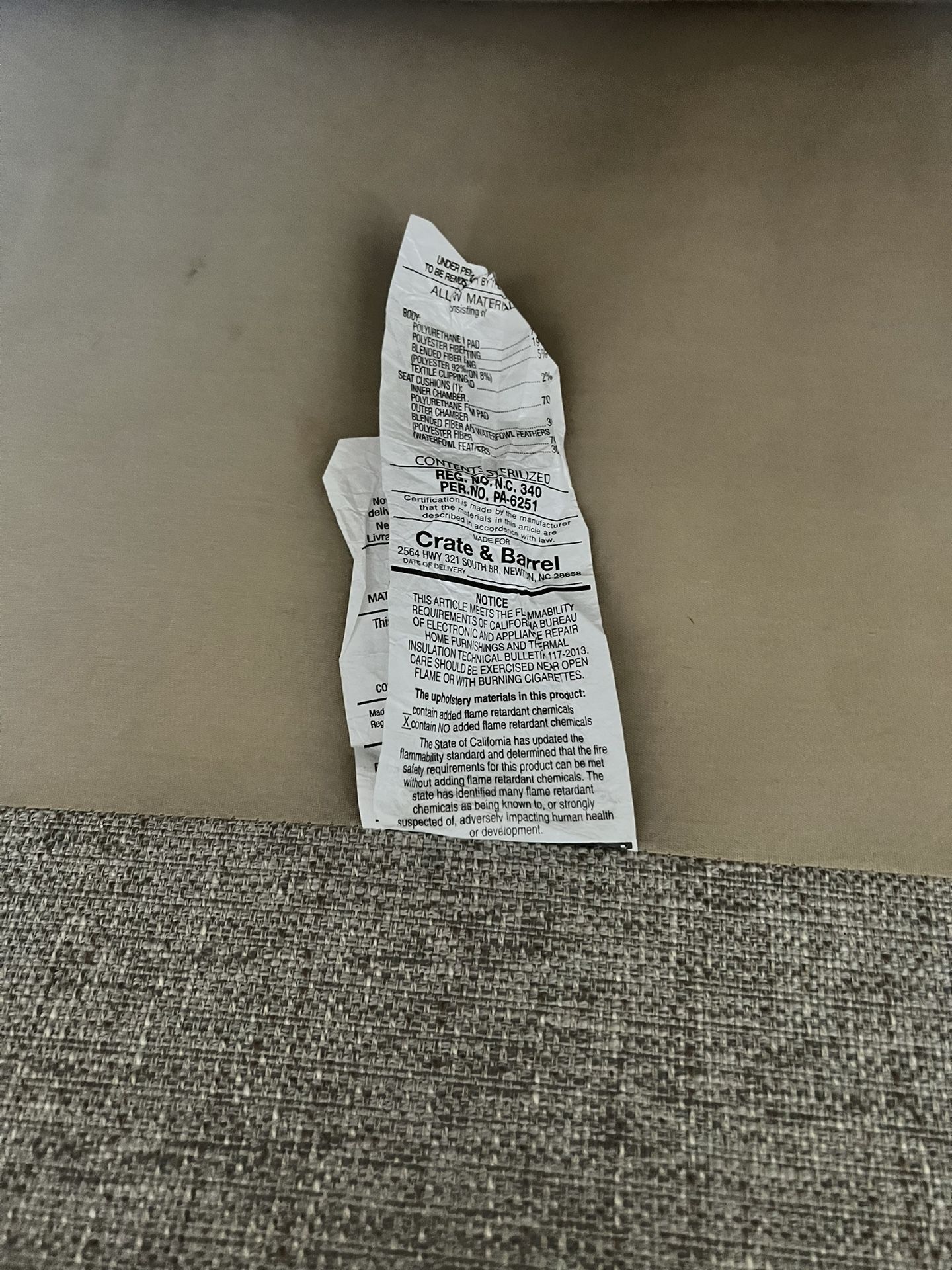 C&B Chair and a half