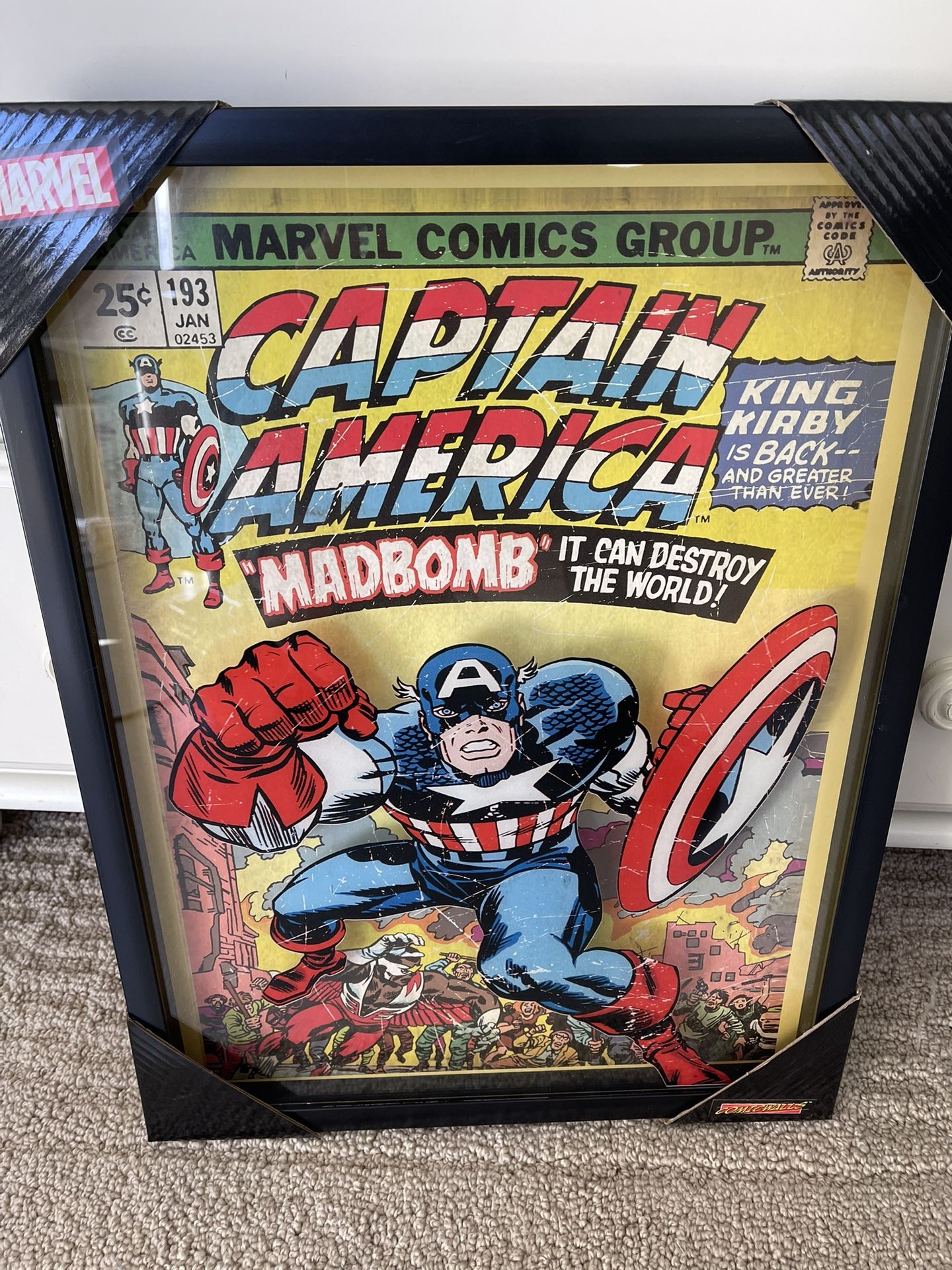Captain America Wall Decor