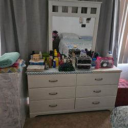 White Dresser No Mirror 