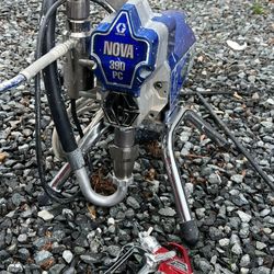 Graco 390 paint sprayer, only three months old, works at 100%.