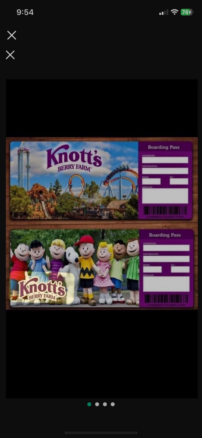 Knott’s Berry Farm day tickets With Prestige Access 