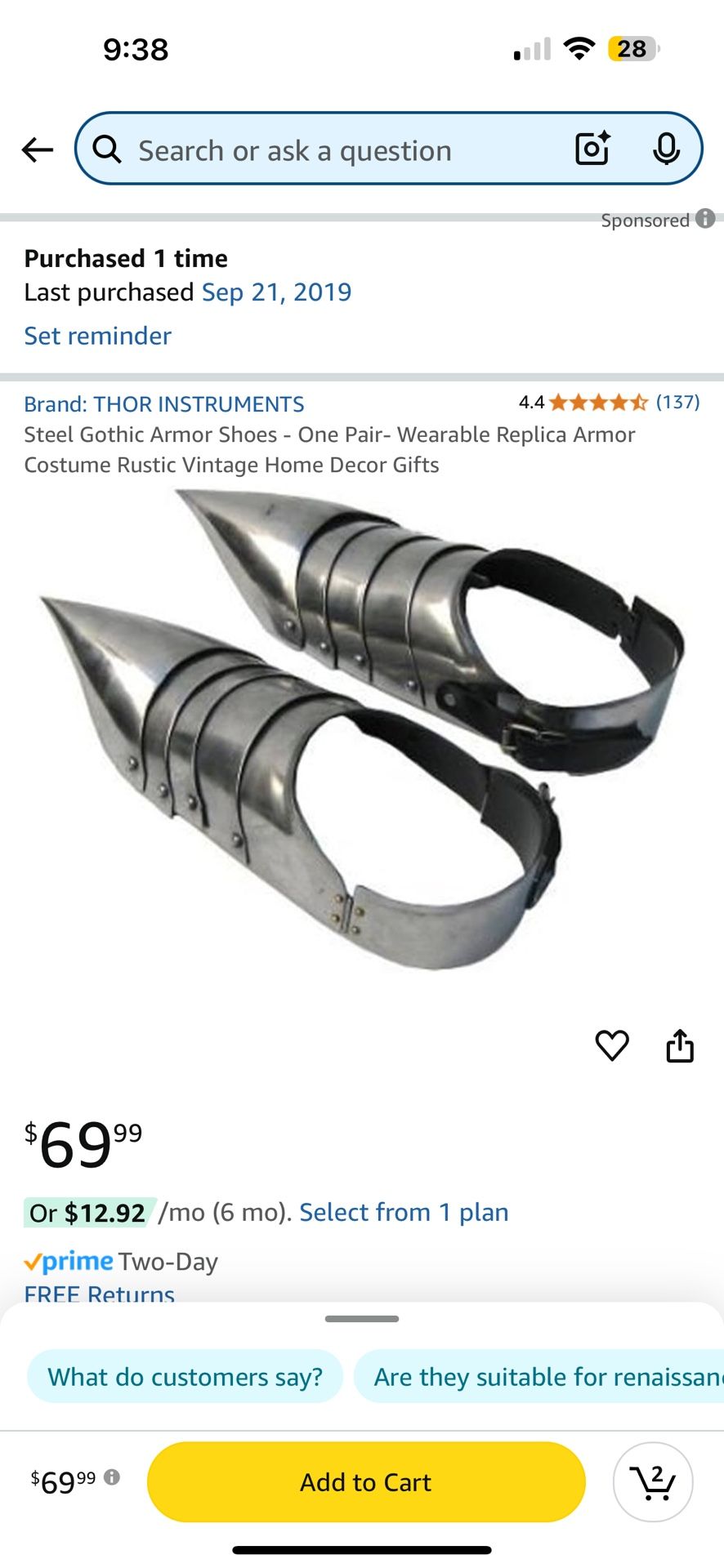 Medieval Armor Sabatons
