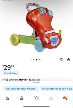 New peppa pig baby walker/ride on car