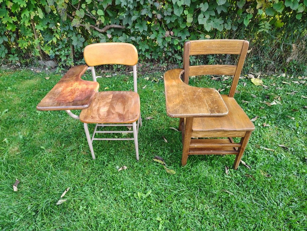 Vintage School Desk Lot