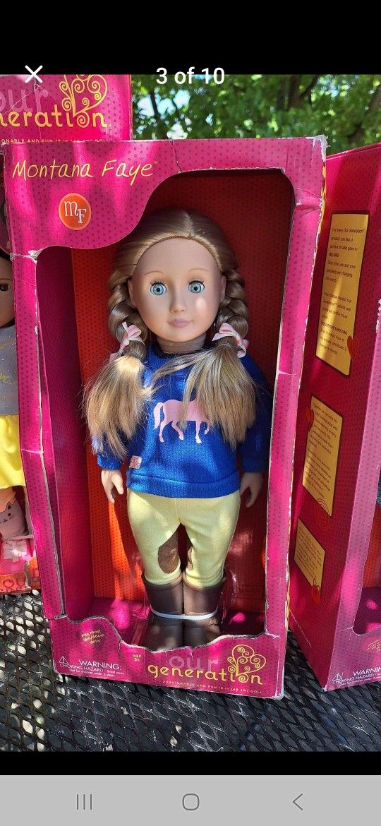 NEW OUR GENERATION DOLLS $30 EACH