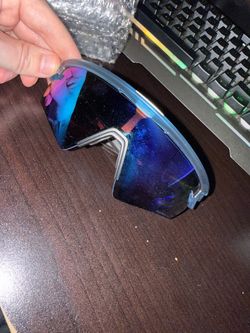 Prizm Sapphire Polarized Lenses, Matte Transparent Stonewash Frame by Oakley