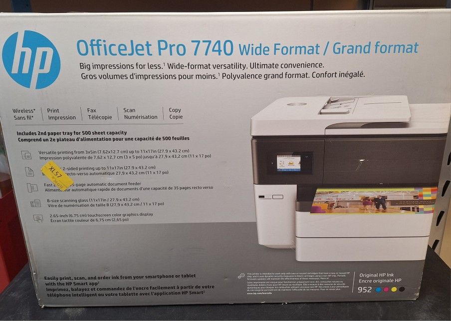 HP OFFICEJET PRO 7740 PRINTER 