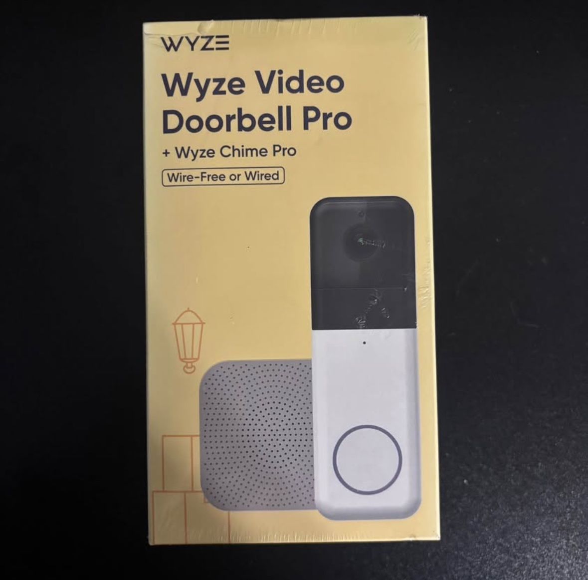 New & Sealed! Wyze Video Doorbell Pro + Chime Pro Wired or Wire-Free Camera