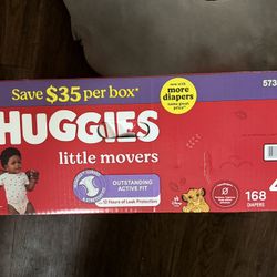 ***BUNDLE DEAL*** HUGGIES SIZE 3 & 4 DIAPERS AND HUGGIES SENSITIVE WIPES. READ DESCRIPTION BELOW
