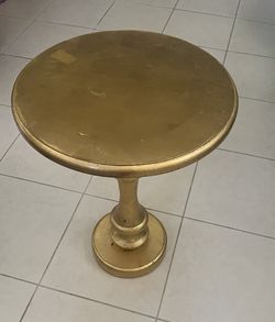Gold Display Table 