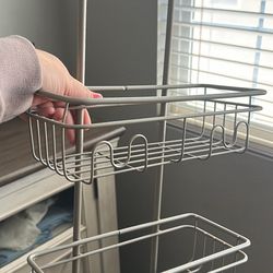 shower rack chrome 