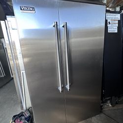 48” Viking Built In Stainless Steel Refrigerator 