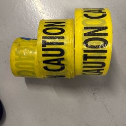 2000+linear feet 3” Thick CAUTION ⚠️ tape