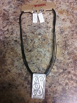 Necklace and earrings